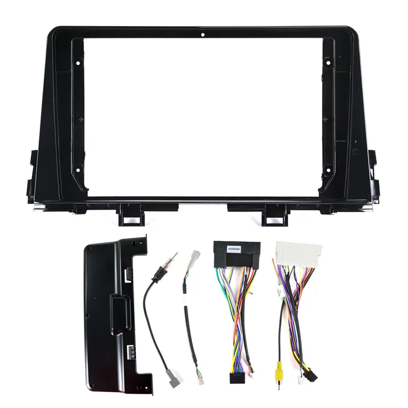 Navifly 9 inch Car Radio Frame For KIA PICANTO Morning 2016 - 2020  AUTO GPS Navigation Fascia Dash Kit Stereo Panel 1din