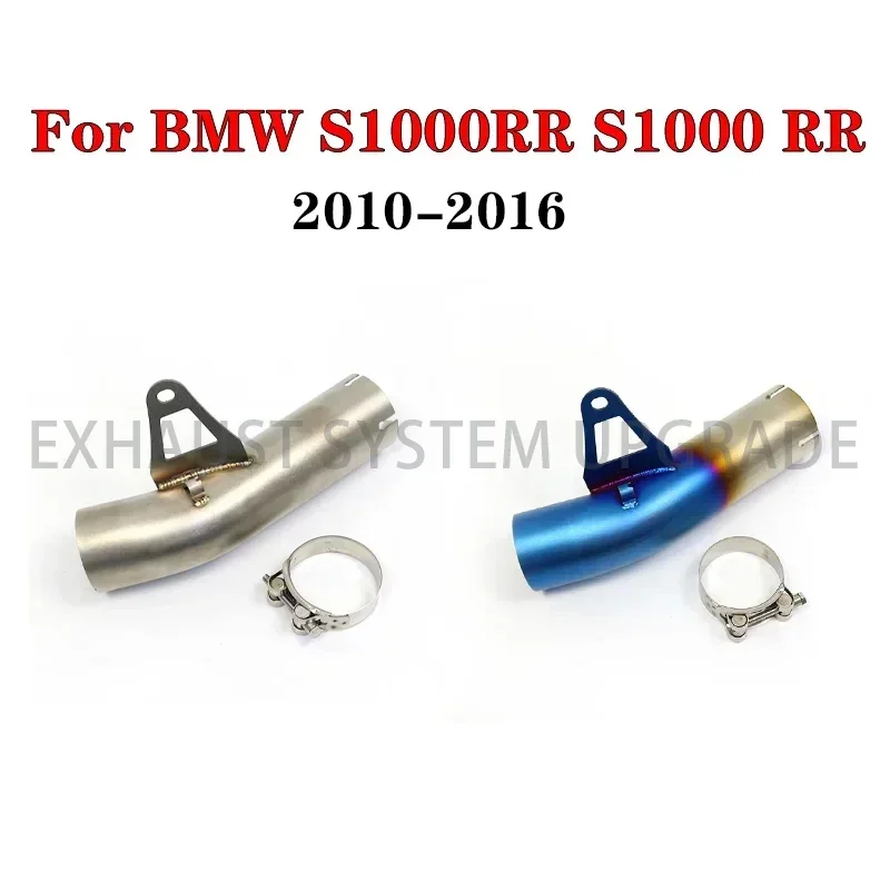 Motorcycle Exhaust Muffler Middle Link Pipe Connection Pipe For BMW S1000RR S1000 RR 2009 2010 2011 2012 2013 2014 2015 Year