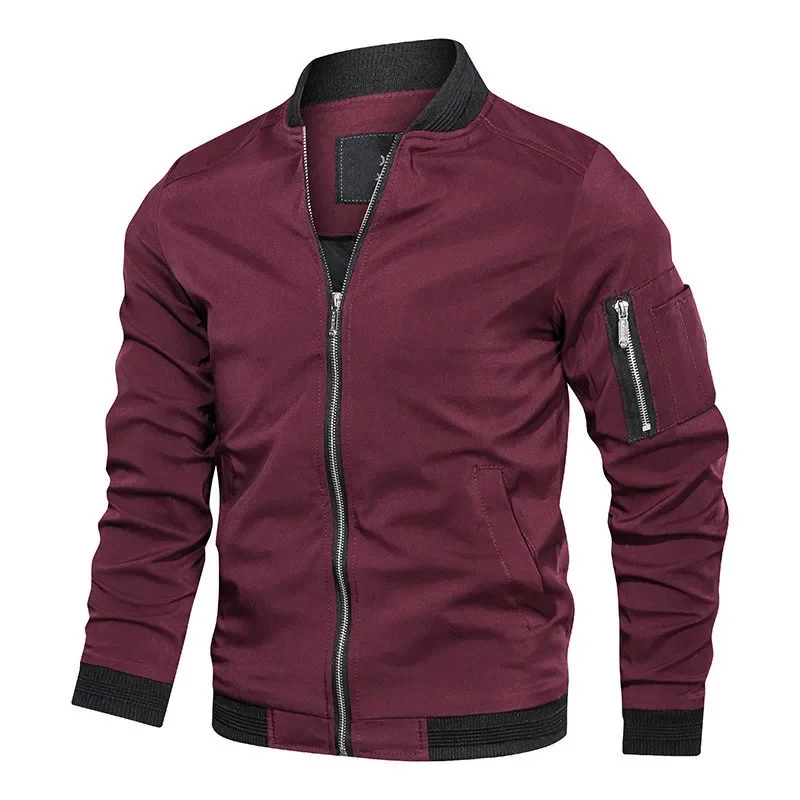 Chaquetas y abrigos de buena calidad para hombre, chaquetas casuales delgadas, prendas de vestir sólidas delgadas, talla 6XL, Primavera, nuevo