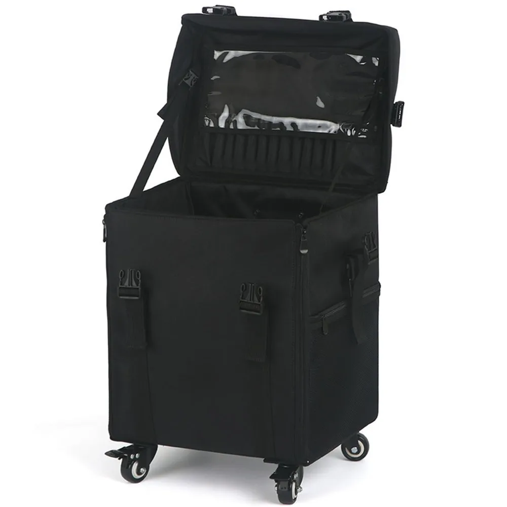 Detachable Trolley Case Cosmetic Suitcase Bag Travel Beauty Make Up Storage Box Makeup Boolbox Luggage Wheel Pack Baggage A Set