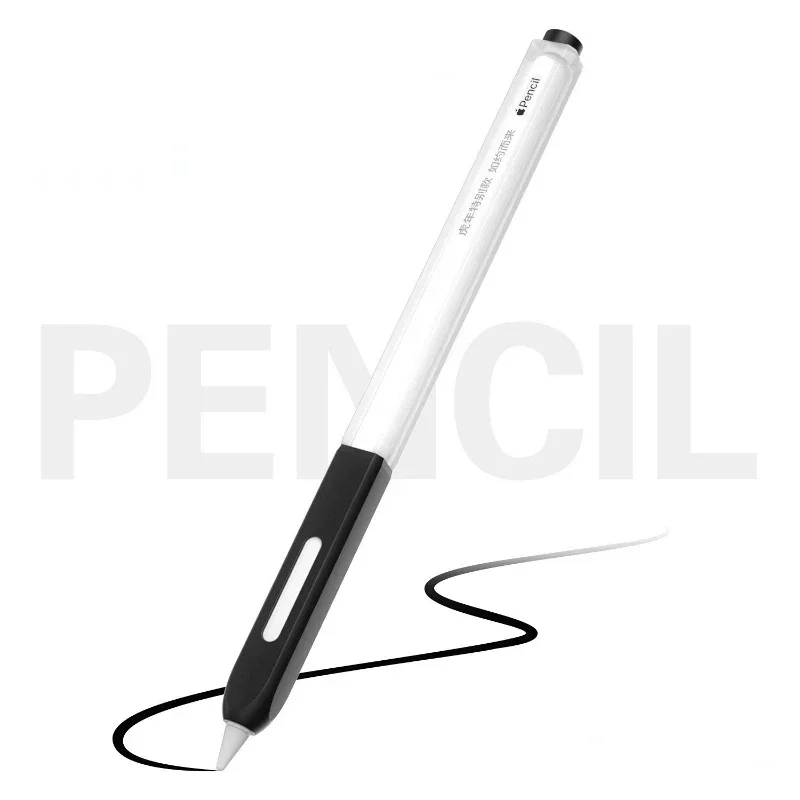 حافظة لهاتف أبل قلم رصاص برو حافظة أقلام لـ Apple Pencil 2 2nd Gen غطاء من السيليكون الناعم لجهاز iPad Pencil Pro كم كابا