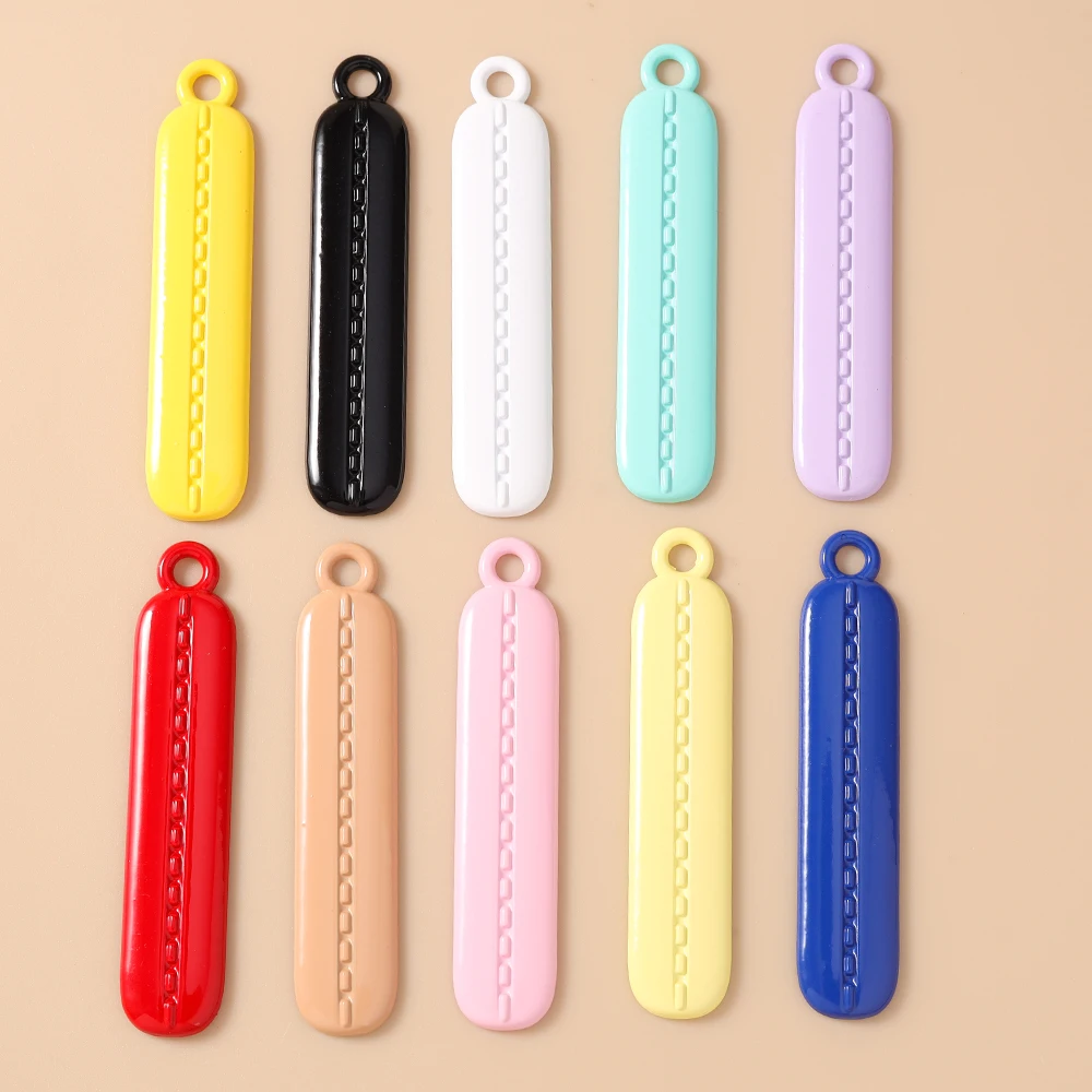 Leslie 5 Stück 51 mm niedliche 0-9 Zahlenanhänger für Schmuckherstellung, DIY Ohrringe, Anhänger, Halsketten, Armbänder, Bastelbedarf – Detail 13