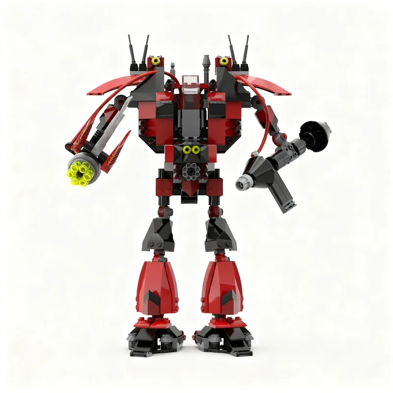 339 pièces MOC Exo Force Combiner Mighty Lightning Modèle de blocs de construction Jouets Architecture Cadeau de Noël Idée de briques DIY Éducation