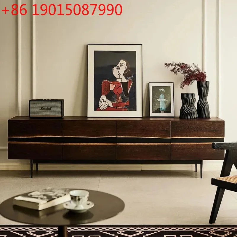 

Wooden Living Room Tv Stands Designer Retro Modern Cabinets Display Mid Century Tv Table Minimalist Muebles Room Decorations