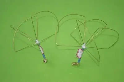 1.2G 3 4 Blades RP-SMA Clover Leaf Antenna & Skew Planar, Audio Video FPV TX RX