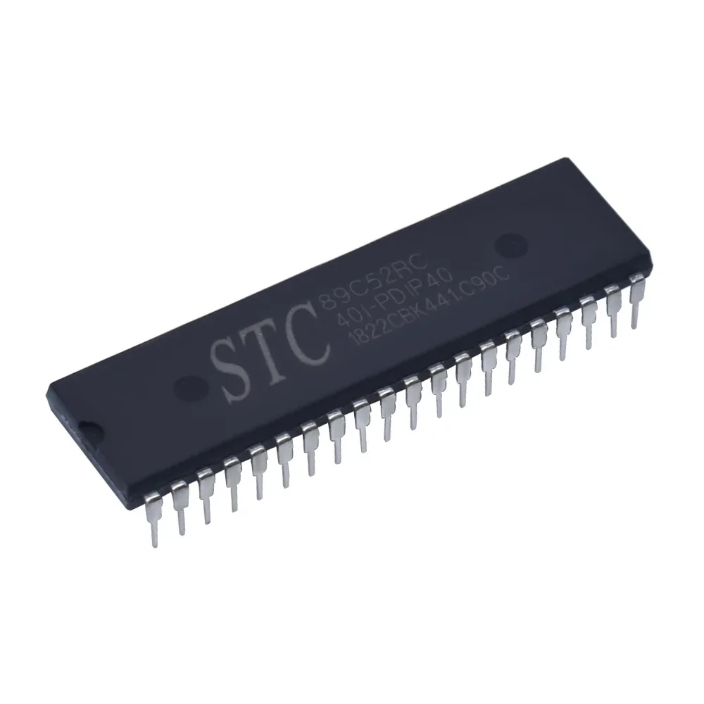 STC89C52RC-40I-PDIP40 STC89C52 DIP-40 In Stock    Enhanced 80C51 Central Processing Unit ,6T or 12T per machine cycle