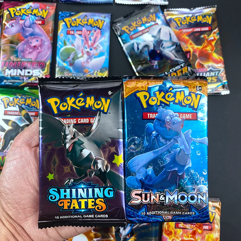 20/40pc Pokemon Cards GX Tag Team Vmax EX Mega Energy Shining Pokemon Card Game Carte Trading Collection Cards Pokemon Cards