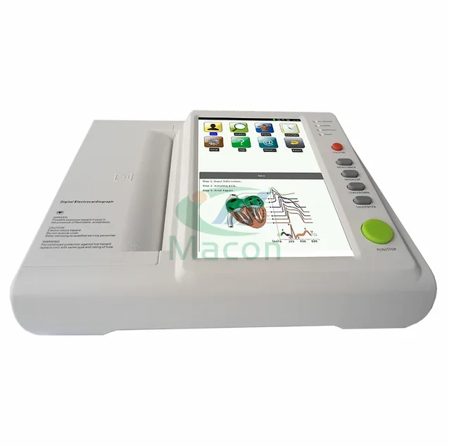 

ECG-12 High quality channel lead machine for hospital