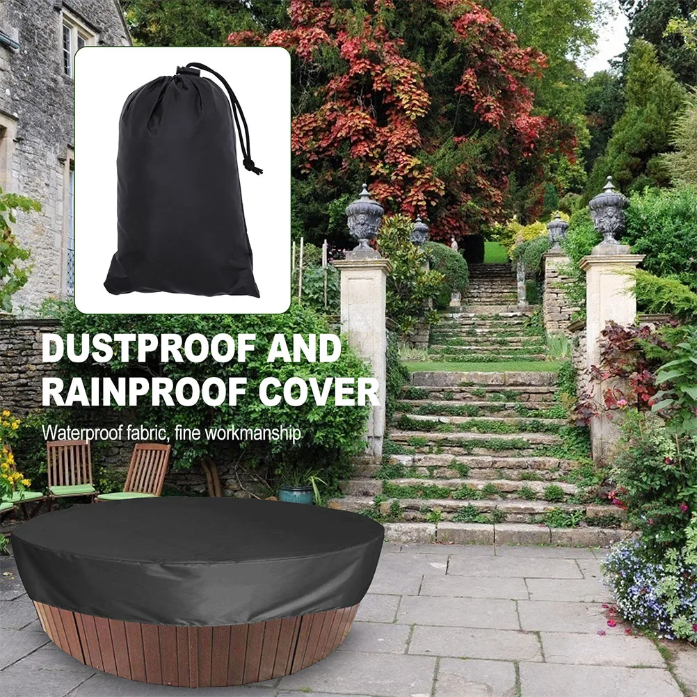 

Waterproof Bath Cover Premium Polyester Solar Pool Practical Dustproof Outdoor Swimming Wear-Resistant Pool Cover Spa Long Use