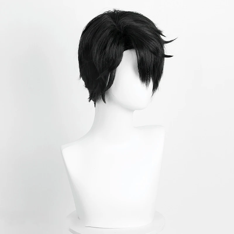 Jinu Saja Boys Cosplay Wig Synthetic Fiber Hair Ainme KPop Demon Hunters Role Play Performance Wig For Men