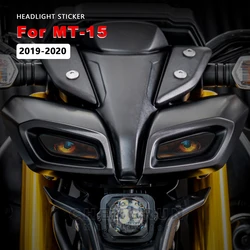 Headlight Sticker Waterproof Motorcycle Decals for Yamaha MT15 MT 15 MT-15 Accessories 2019-2020 Decoration Stickers