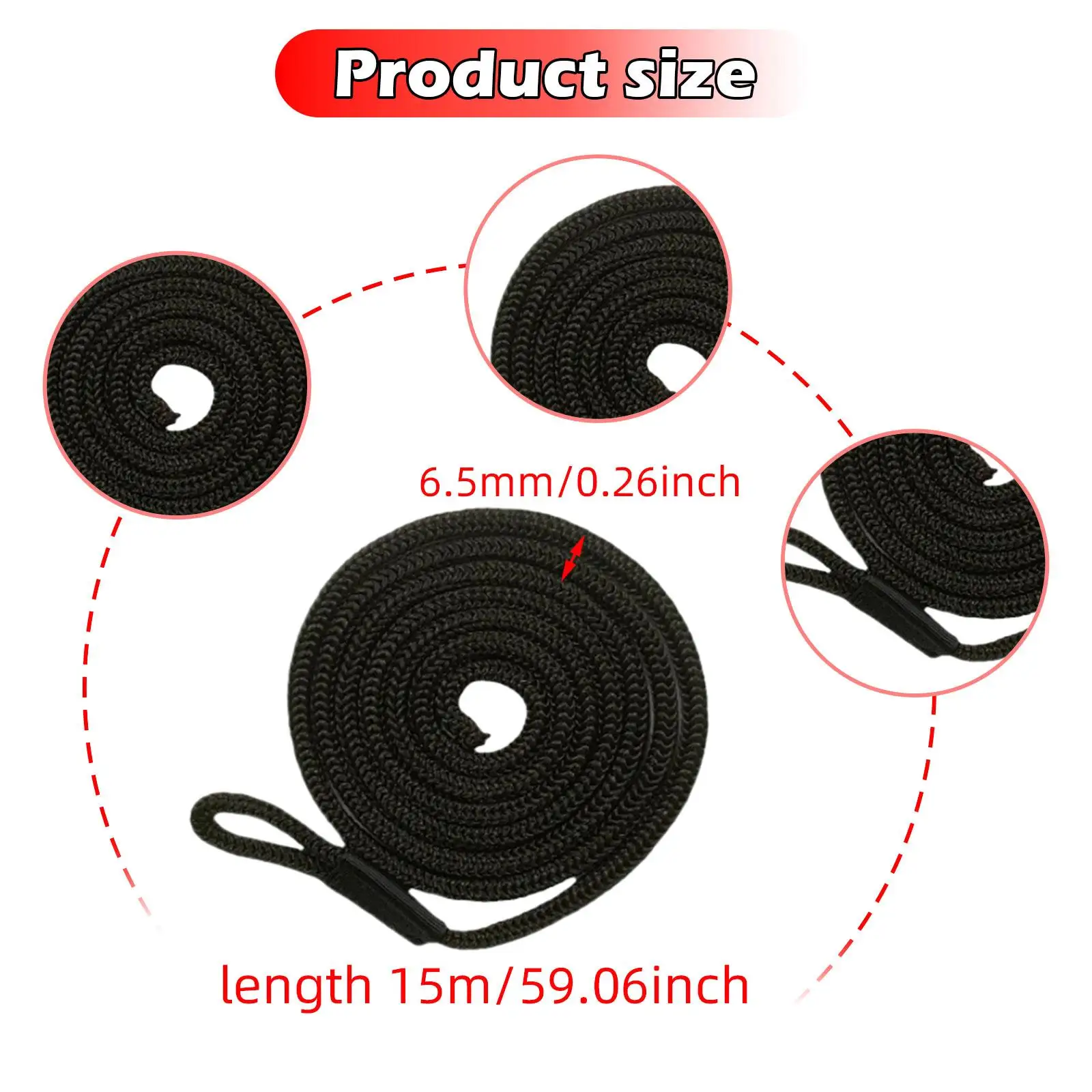 

Boat Fenders Lines Adjustable Black Rope Fender Holder for Dock Buoy Marine Protection for Pontoon Yacht