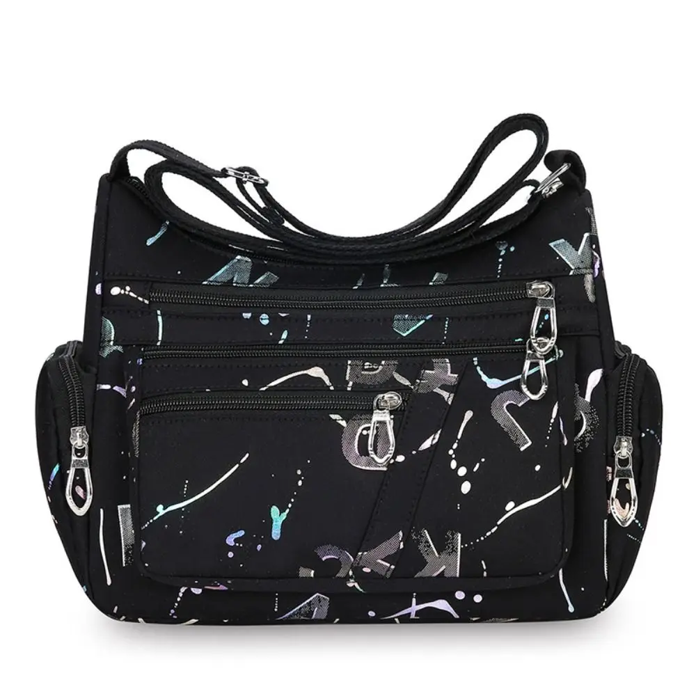 Borsa a tracolla da donna impermeabile borse a tracolla moda multifunzionale di grande capacità borsa a tracolla multistrato da donna