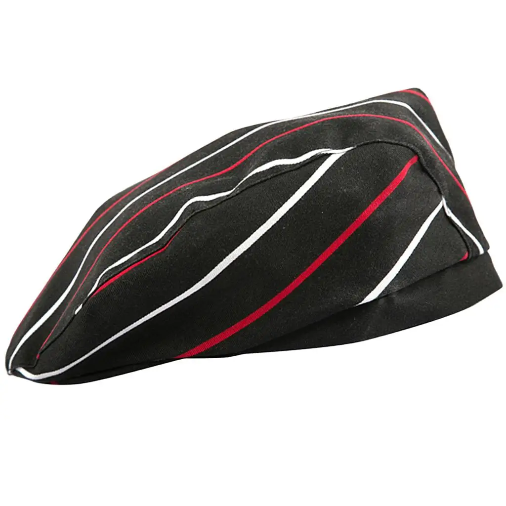 Cafe Attendant Hat Comfortable Polyester Cook Cap Chef Workwear for Bakery Restaurant Chefs