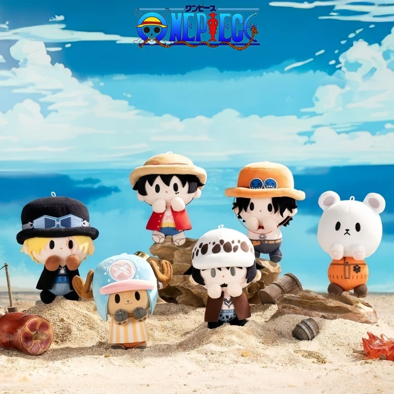 

Супермилый плюшевый брелок One Piece: Луффи и Чоппер — оригинальные игрушки-подвески для сумок и рюкзаков, подарок для фанатов аниме