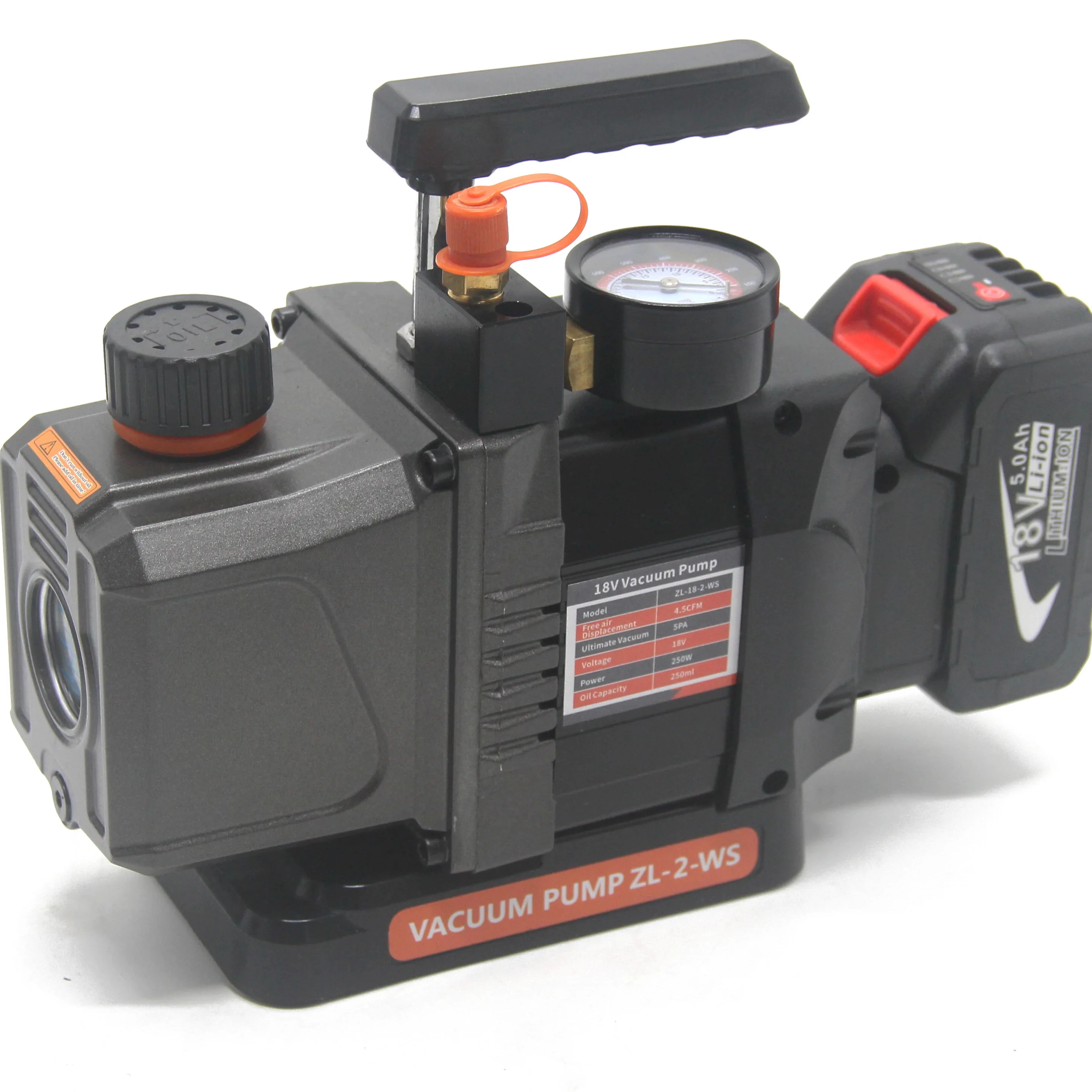 New long-term use of 200 watts DC brushless motor 18v single-stage battery 4.5cfm vacuum pump