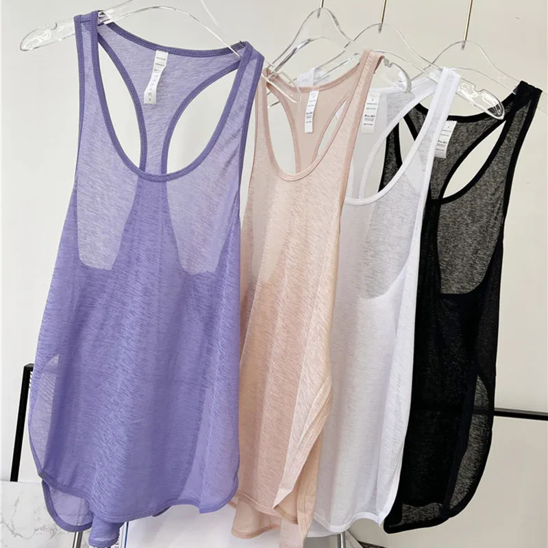 Outdoor Quick Dry Soft Sports Vest Tank Top Yoga Gym Workout Running Top Fitness Halter For Women