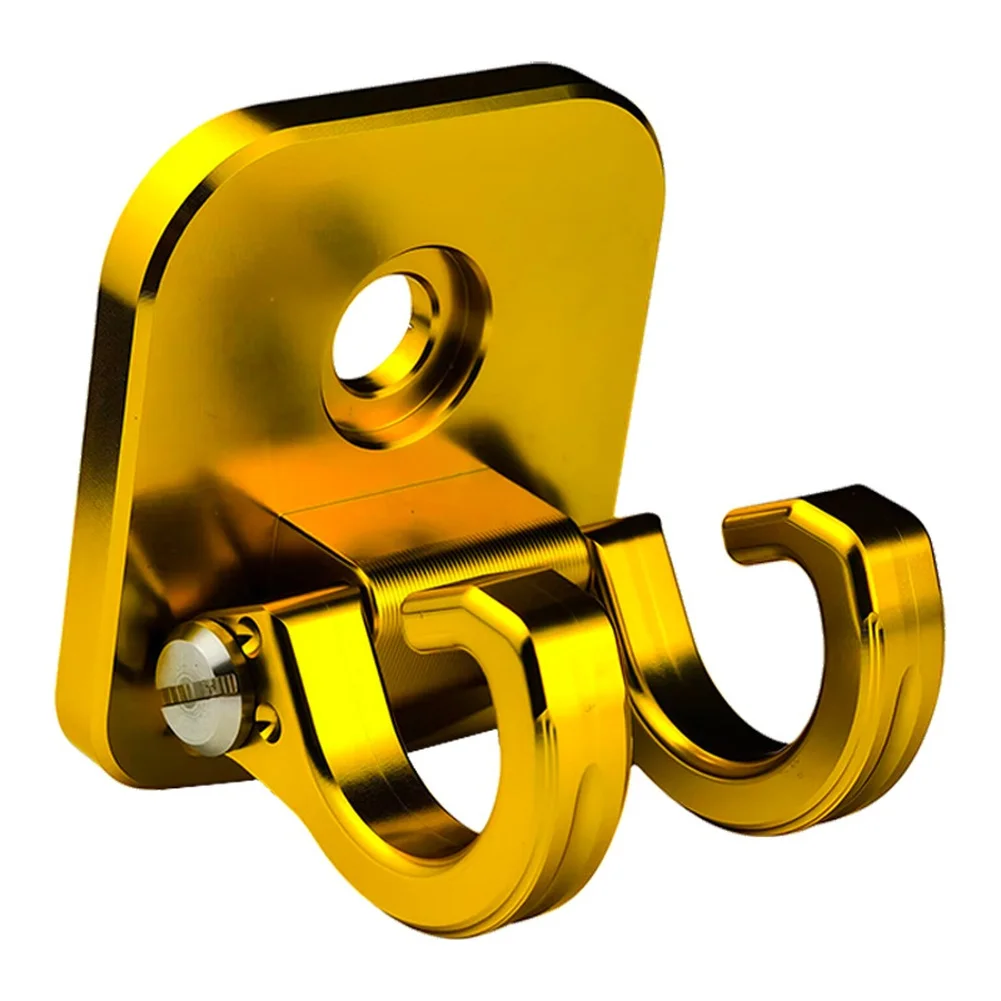 Aluminum Alloy Motorcycle Hook Compatible with Most Scooters Offering Sturdy Design and Secure Mounting Solution