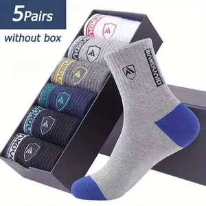 5/10 Paare männliche ultra atmungsfreie elegante Sportsocken für Hochleistungs -Basketball -Fußball -Fashion Multipack 8 Hauptverkaufsmetch -Wiederverkauf - №4