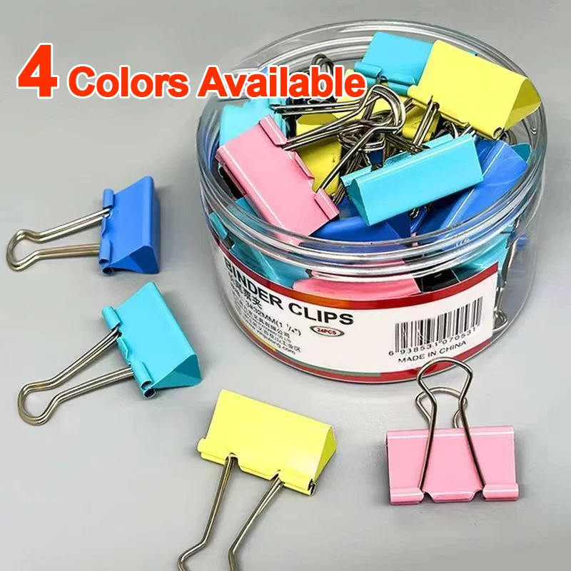 Long Tail Clip Colored Ticket Clip Tailcoat Clip Test Paper File Ticket Clip 1-6 # Size Book Clip Stationery