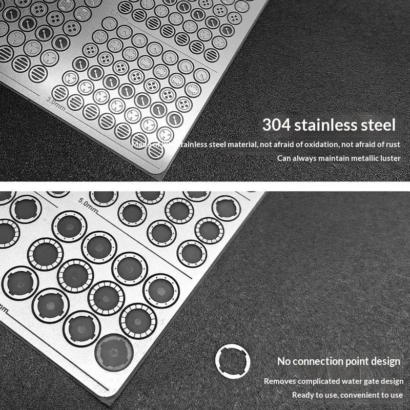 1 conjunto gunpla modificação de detalhes de plástico corpo inteiro ranhura universal hg mg rg modelo máquina de chip de gravação de metal