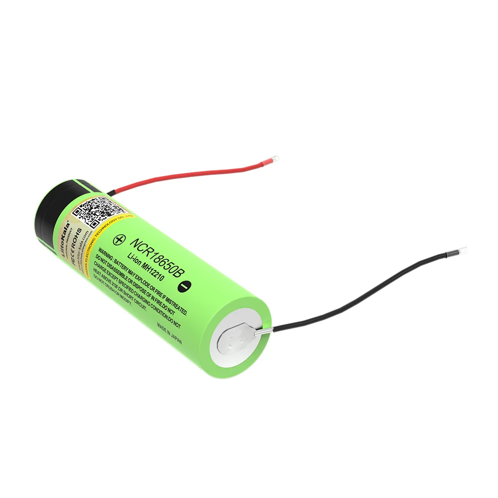 LiitoKala oryginalny NCR18650B 3.7v 3400mAh 18650 akumulator litowy DIY kabel silikonowy baterie