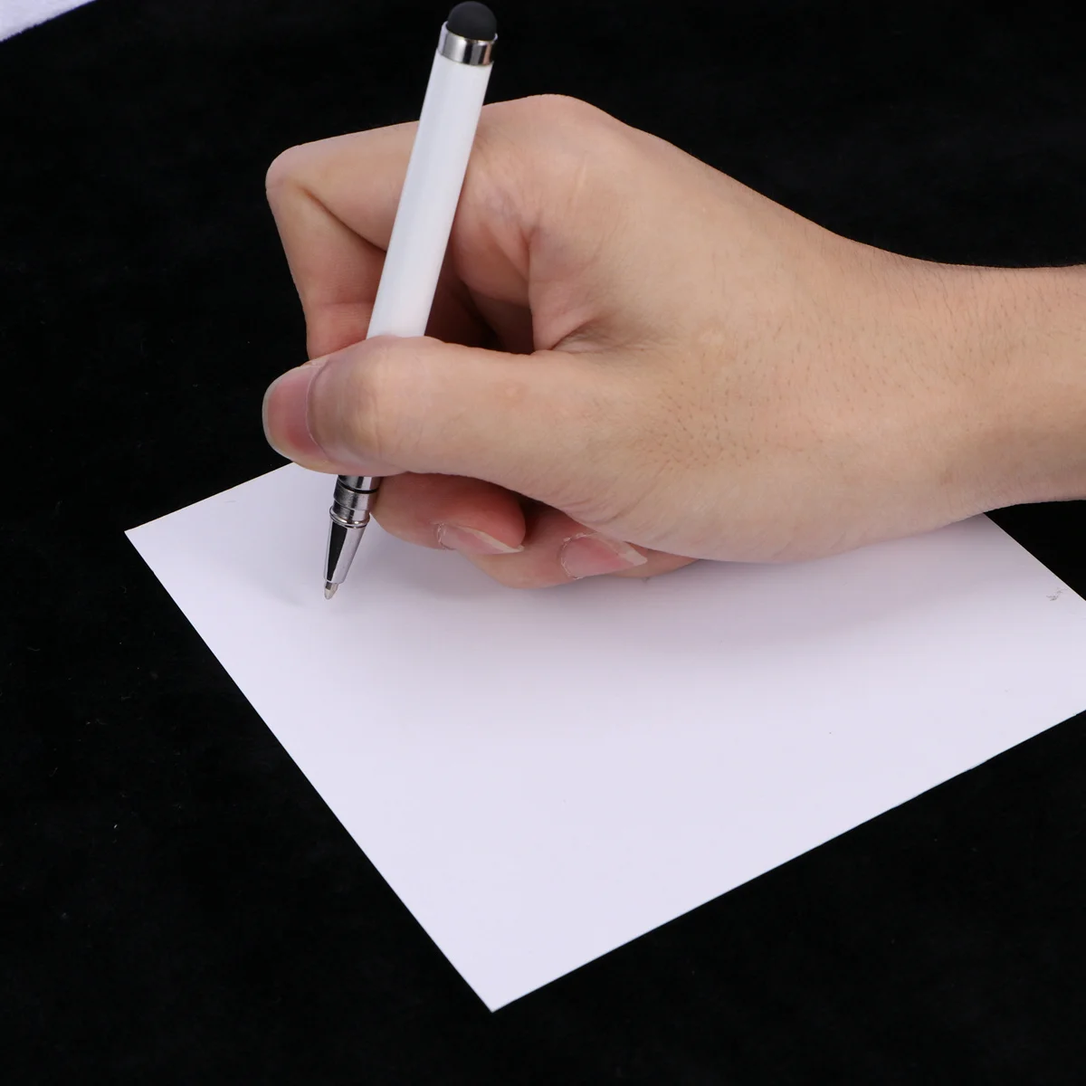 Metal Capacitive Pen White for Touch Screen Handwriting on Phone Computer Capacitive Pen Writing Tool Writing Tool