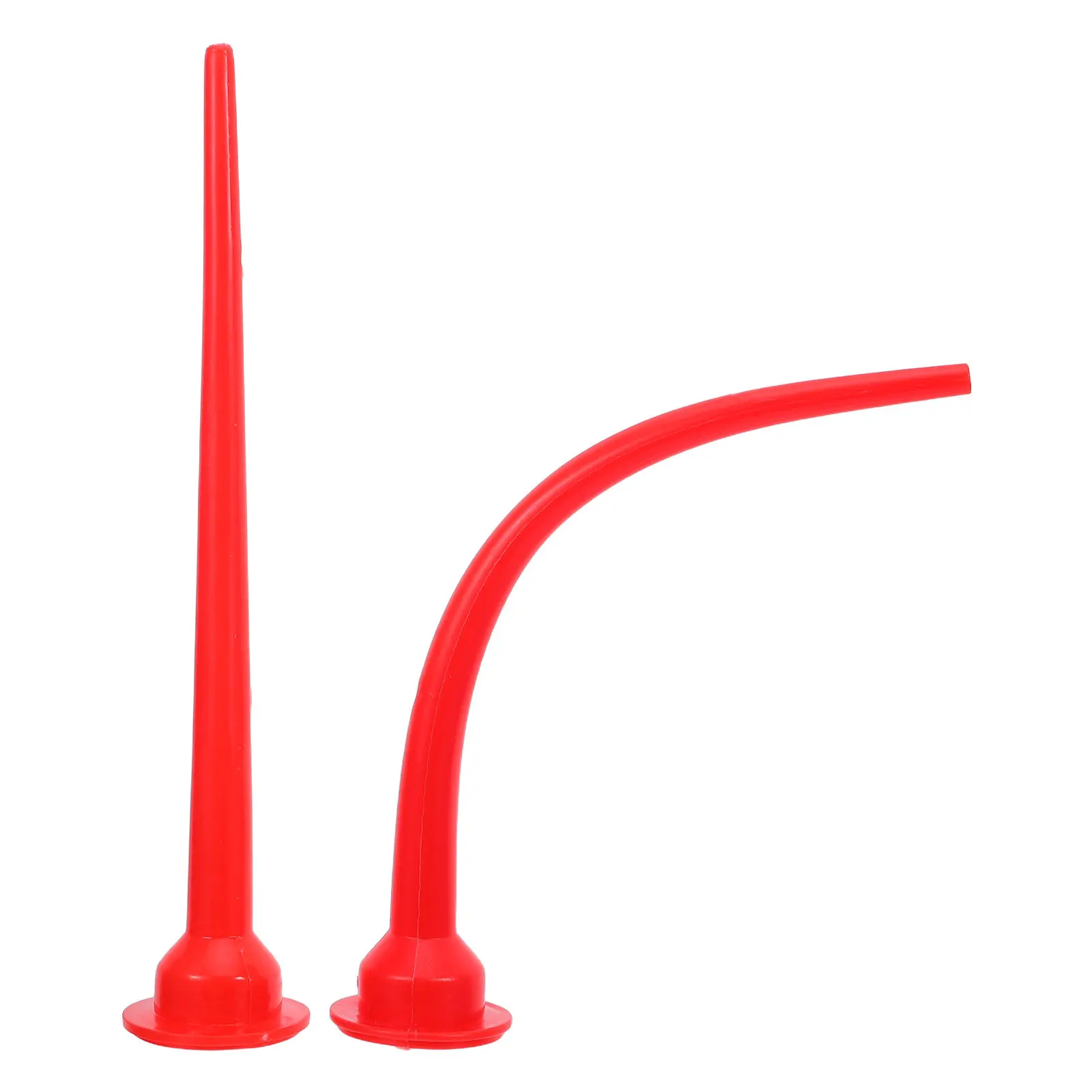 2Pcs Long Sausage Nozzle Applicator Extended Reach Caulk Gun Nozzle for Deep Corner Seamless Silicone Adhesive Application - view 5