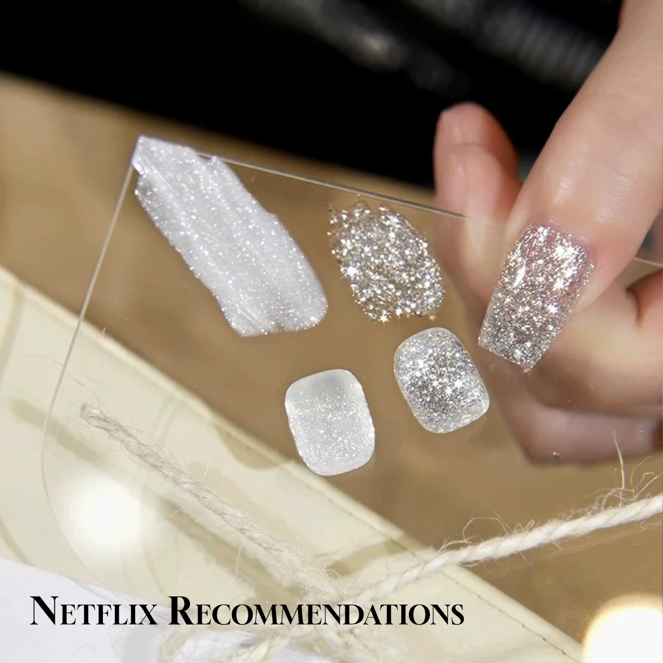 1pcs 12ML Summer Nails Moonlight Coconut Milk White Glitter Gel Nail Polish Nail Art 2025 New Autumn Strobe Sequin Nail Glue