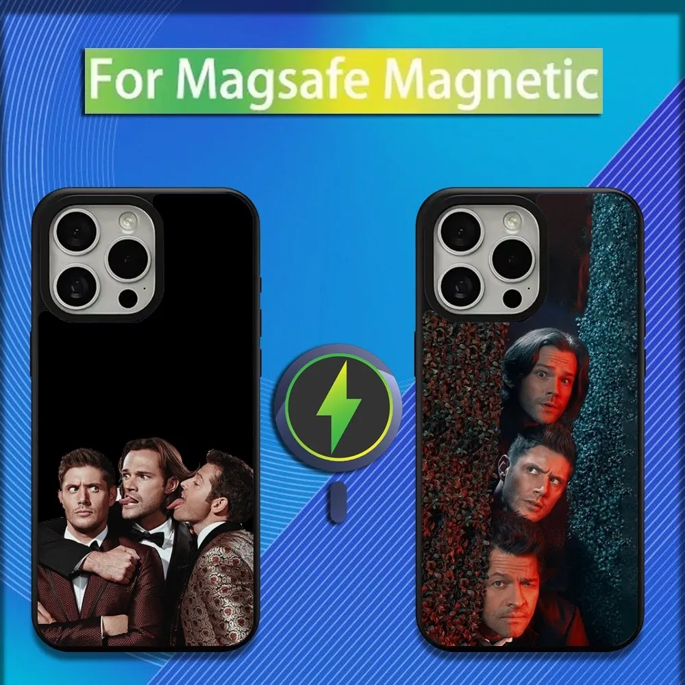 Winchester S-Supernatural-S Phone Case For iPhone 16,15,14,13,12,11,Plus,Pro,Max,Mini Magsafe Magnetic Wireless Charging