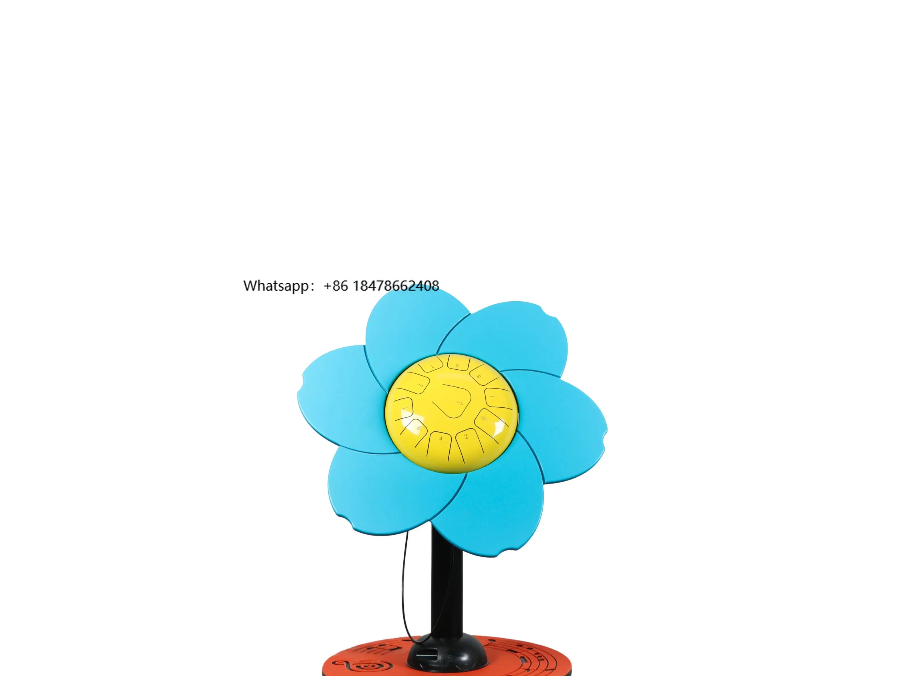 

Musical Funny Kids Playground Equipment Flower Drum