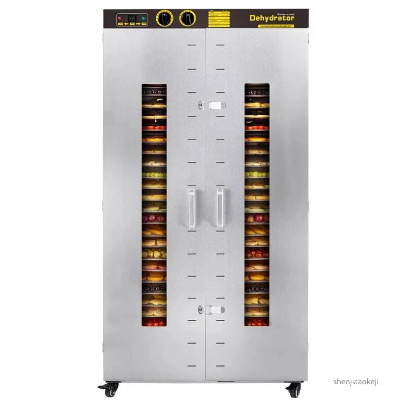 

24-layers Food Dehydrator Commercial Vegetable Fruit Drying Machine Dried Fruit Machine Food Dryer Working Continuously for 72h