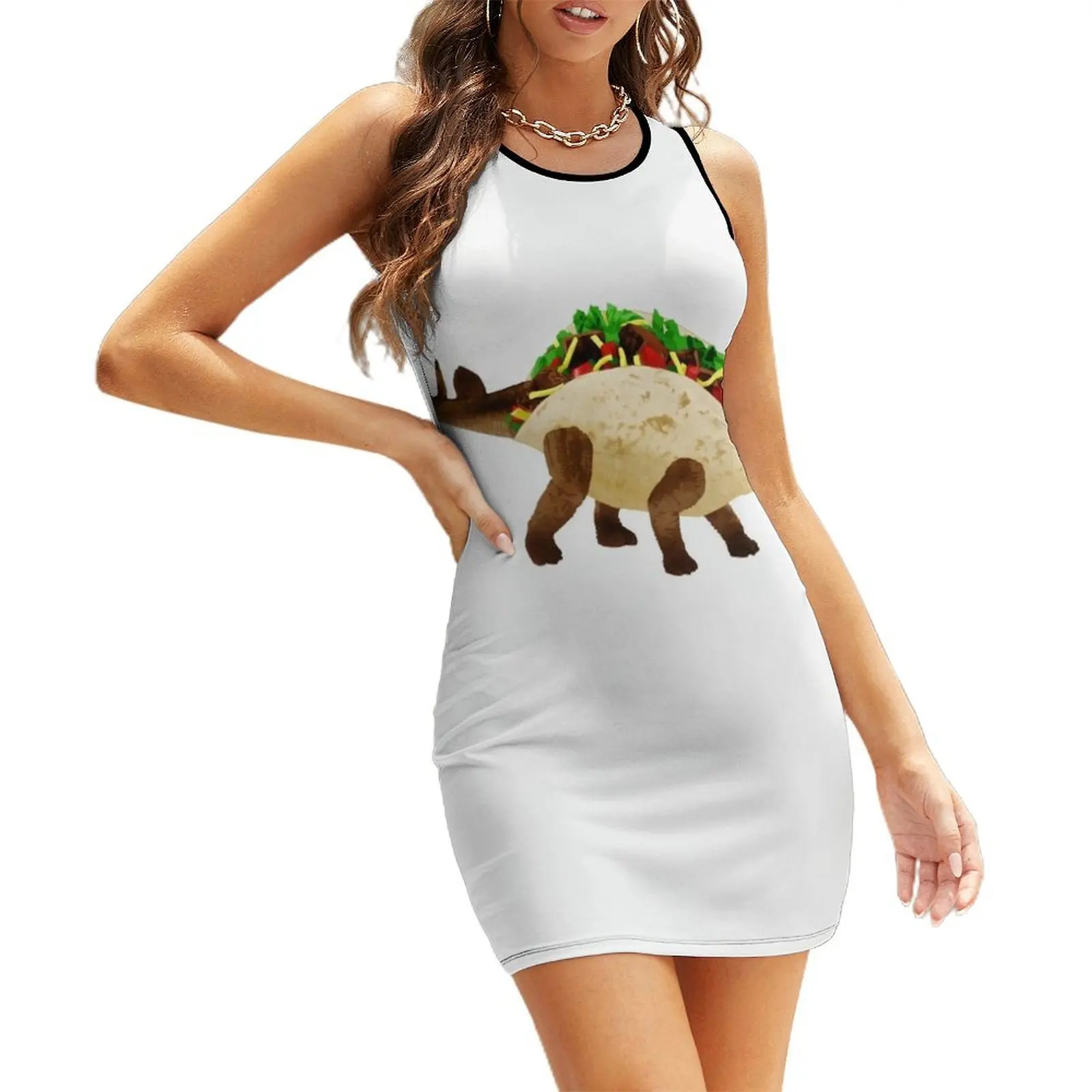 

Tacosaurus Sleeveless Sundress dresses for women 2025 wedding dresses for parties women dresses Woman clothing
