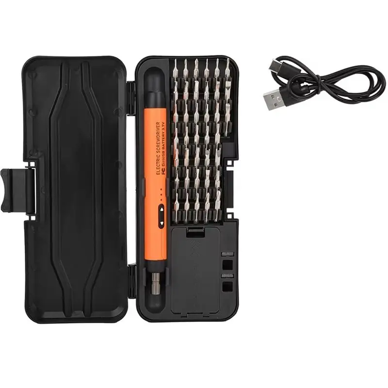 

AB41-Power Tool Kit Electric Screwdriver Set Rechargeable Wireless Precision Small Bits For Mobile For Mobile Cell Computer Repa