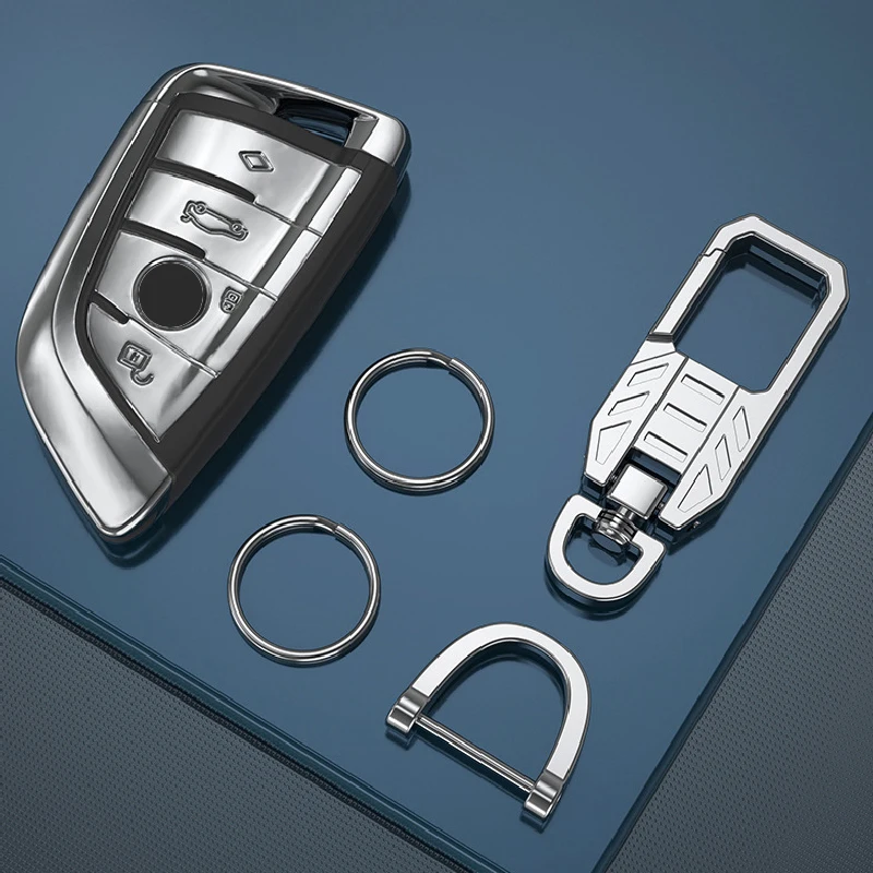 Coole Herren Metall Schlüssel bund präzises Design Schlüssel anhänger 1 Stück hochglanz poliert Anhänger Schlüssel ring besonderes Geschenk – Detail 4