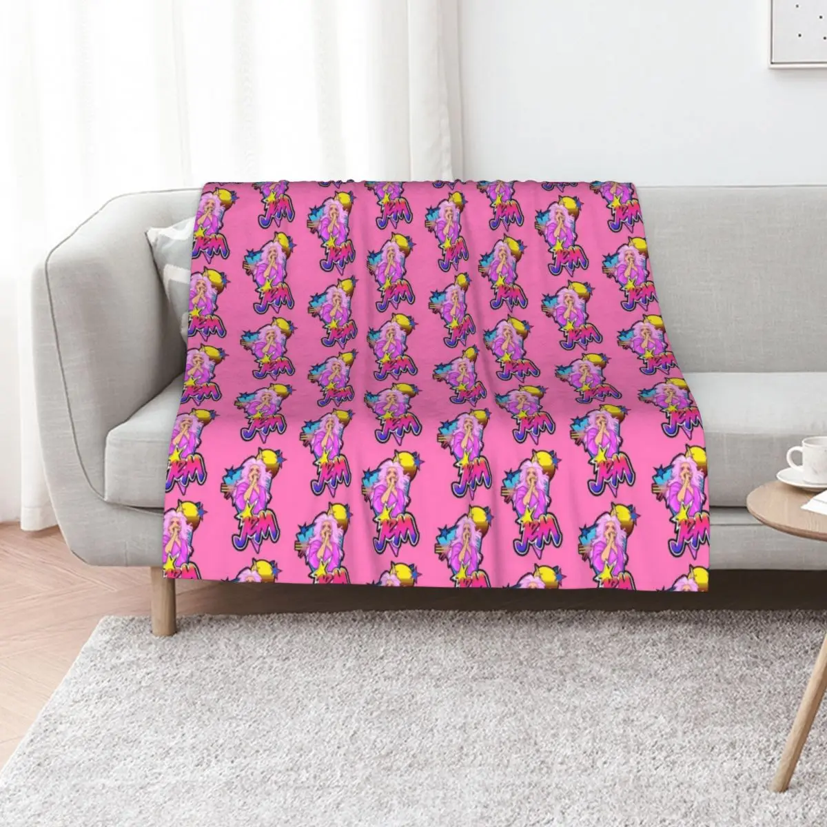 Retro 80S Jem Throw… - image