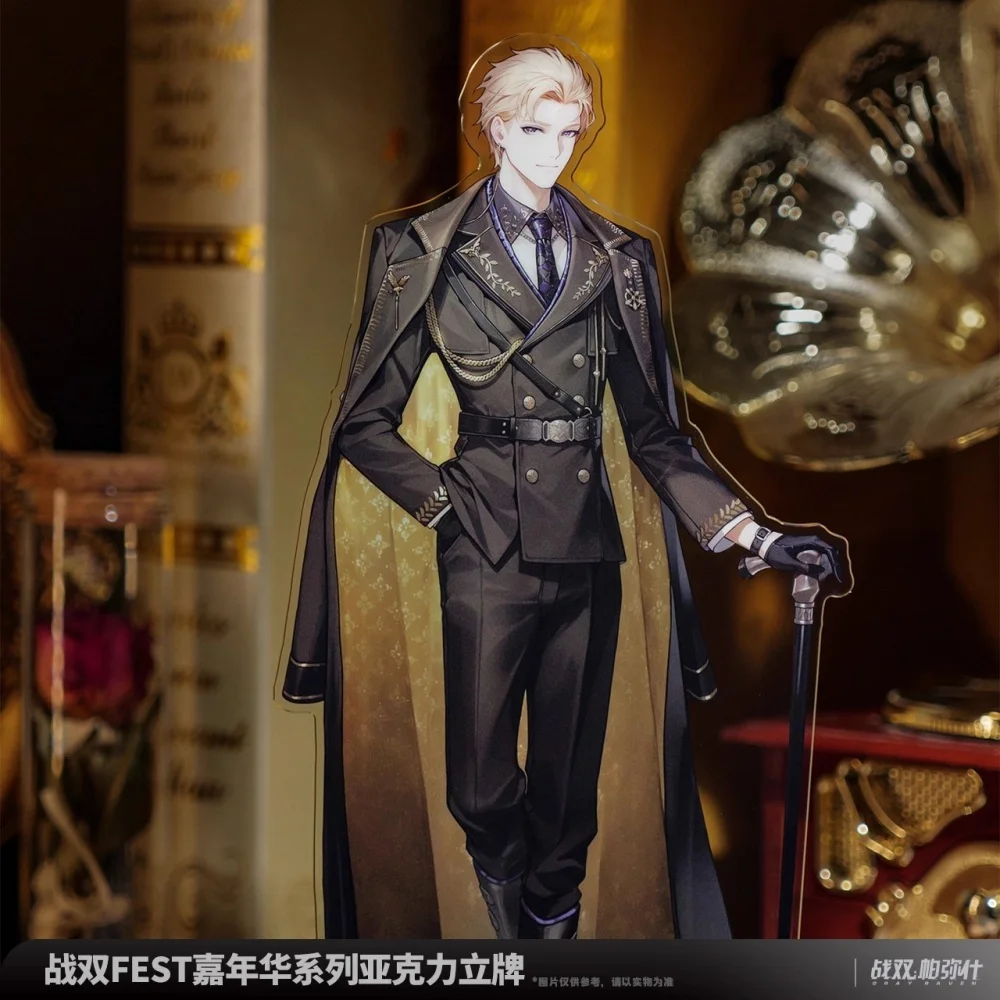 Game PUNISHING: GRIJZE RAVEN Vera Lucia Bianca Chroom Acryl Stand Display Cosplay Officieel Origineel Cadeau