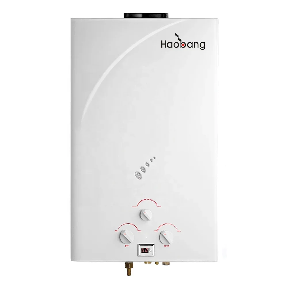 

-Factory Customization Home Use 10L Tankless Instant LPG Gas Boiler Water Heater