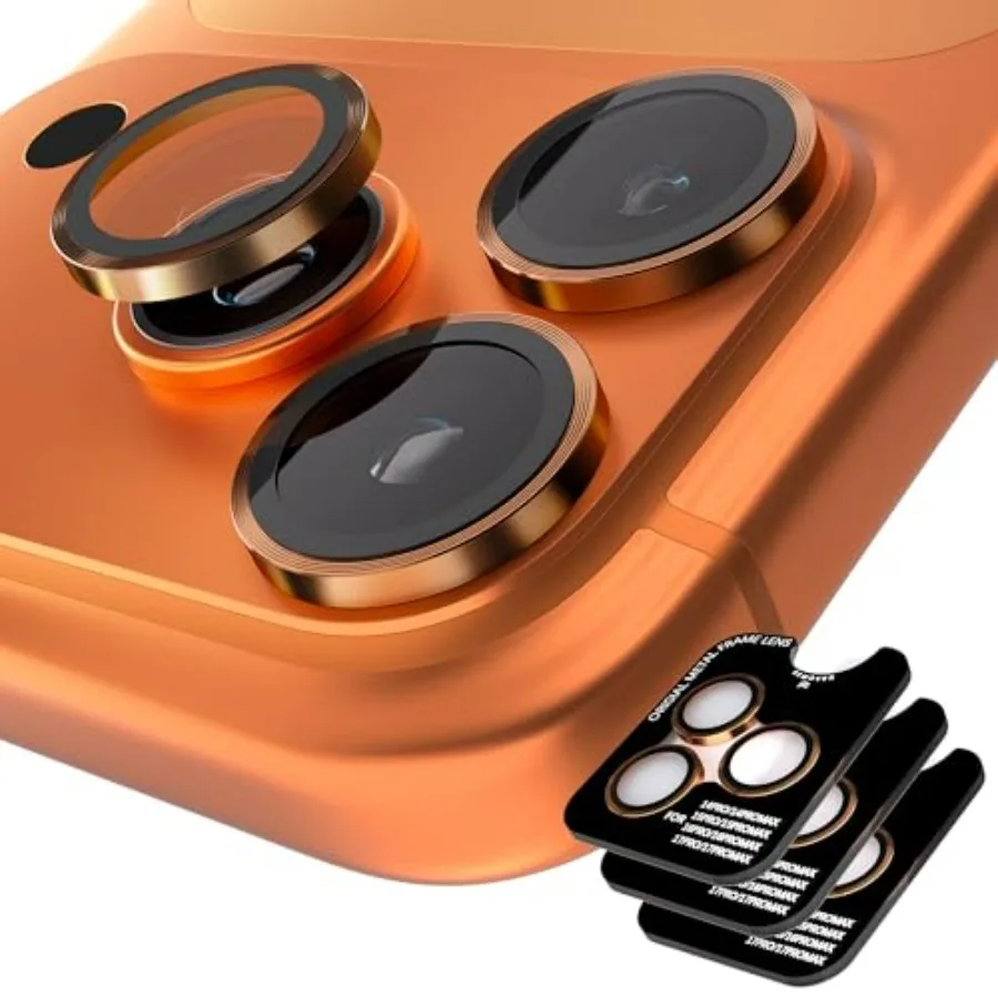 

3 Sets Camera Lens tector Compatible for and Maxand and Maxand15 and15 Maxand14 and14 Max, [EZ Install] [Case-Friendly] 9H Temp
