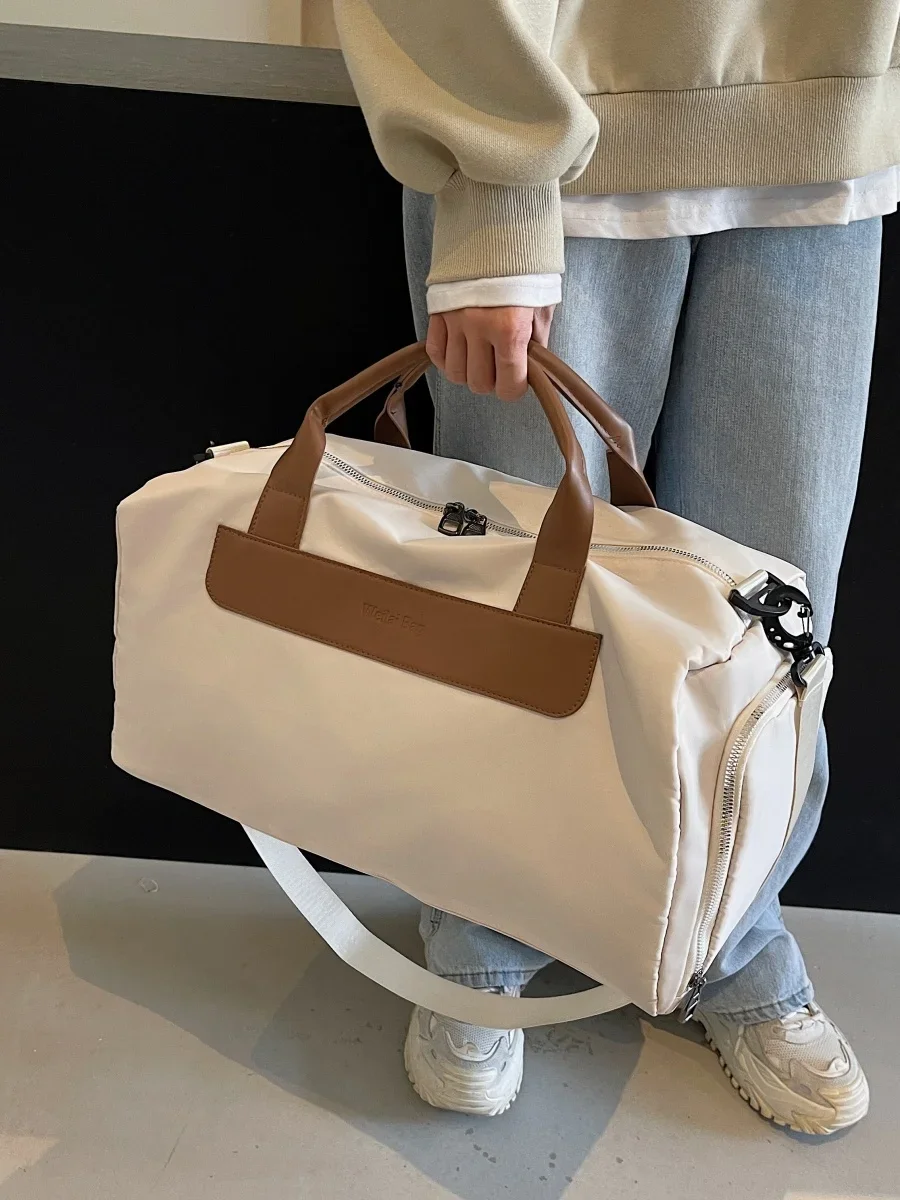 

Спортивная сумка в стиле ретро, дорожная сумка-мессенджер большой вместимости, новая легкая большая сумка, портативная сумка для фитнеса.