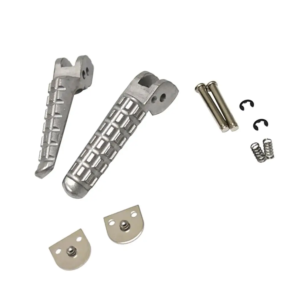 قطعتان من مساند القدم البديلة باللون الفضي لـ 09-13 696 #2