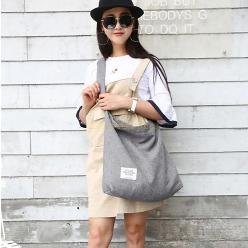 

X90D Canavs Tote Bag Casual Shoulder Bag Canvas Crossbody Handbag Zipper Shoulder Bag