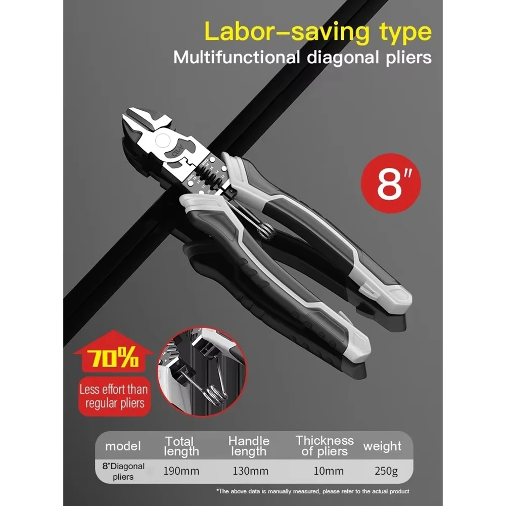 

Новейшие стальные плоскогубцы для электромонтажных работ, многофункциональные и экономичные, для промышленного и бытового использования