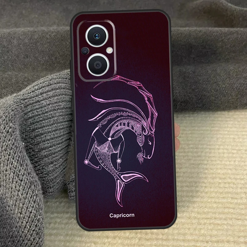 Zodiac Sign Case For OPPO Reno 8 Lite 4 5 6 7 Reno 10 Pro 8T 4Z 5Z Find X2 X3 Lite Neo X6 X5 Pro Cover