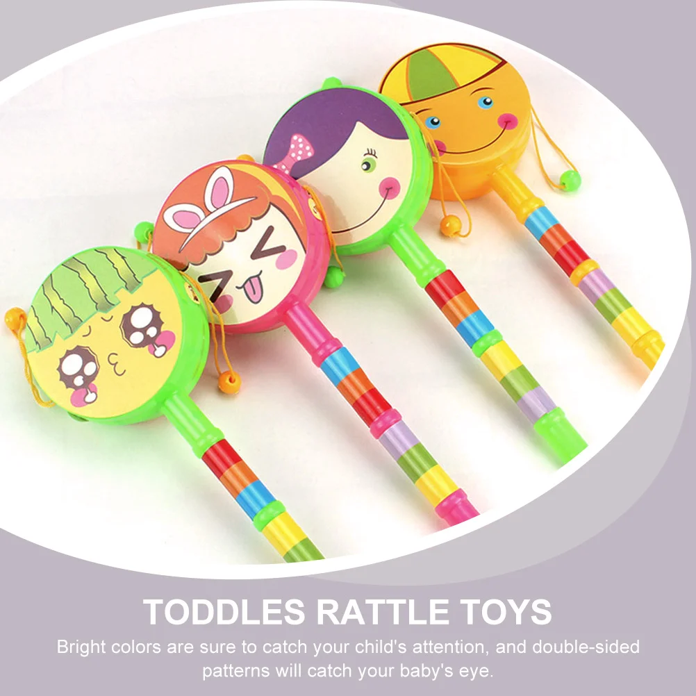 8-delige pluche hanger cartoon baby zintuiglijk speelgoed bijtring kinderen drum drums voor peuters