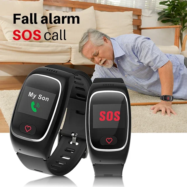 

Elderly Upgraded Version VL16 Pro SOS Alert Emergency SmartWatch Prototype Ankle Bracelets For Disabled And Elderly People