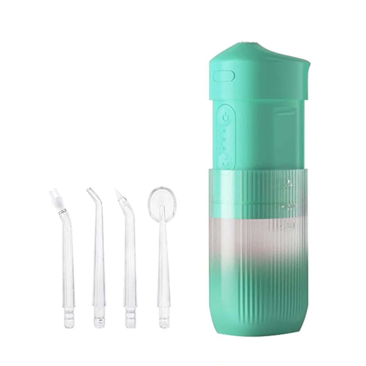 Portable Water Flosser for Teeth Travel Mini Small Water Flosser Compact Electric Oral Irrigator Dental Flossing Green