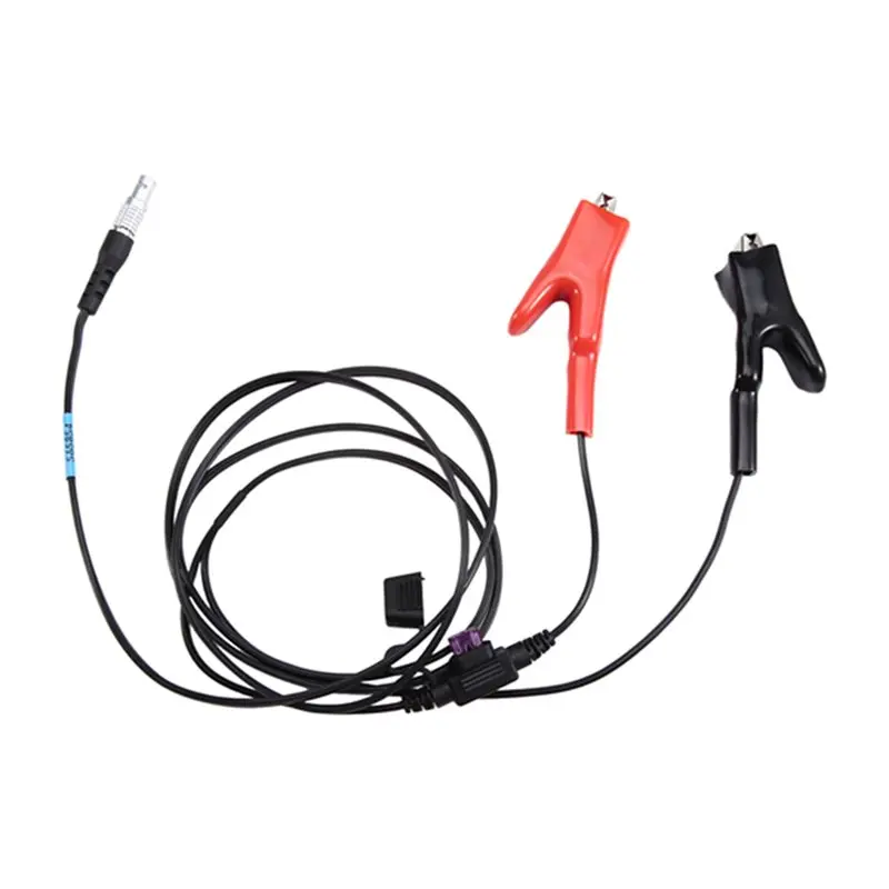 New Tech Power Cable 0B 5-Pin Connector Alligator Clips- For Leica TPS1200 TPS2003 TS10 TCRP1203 Total Station(565854)