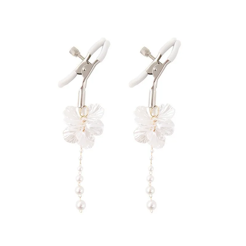 سلسلة معدنية الحلمة المشابك ماستر الرقيق إغاظة الإناث تحفيز الثدي قابل للتعديل الفولاذ المقاوم للصدأ نمط الكبار الجدة الجنس لعب