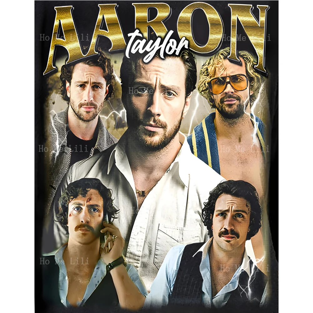 Aaron Taylor Johnson Vintage 90s Graphics Poster Canvas Wall Art Print Artwork For Livingroom Bedroom Decor